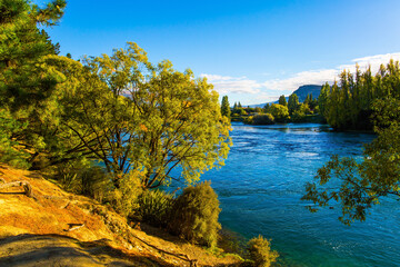 River with rapid flow