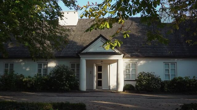 Zelazowa Wola Park and Museum, Poland, Europe, September 2020, natural park in zelazowa wola. The birthplace of Frederic Chopin composer.