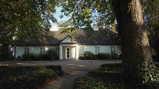 Zelazowa Wola Park, Museum, Poland, Europe, September 2020, natural park in zelazowa wola. The birthplace of Frederic Chopin composer.