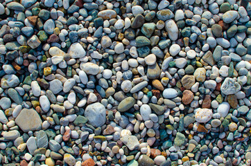 Sea stones by the sea