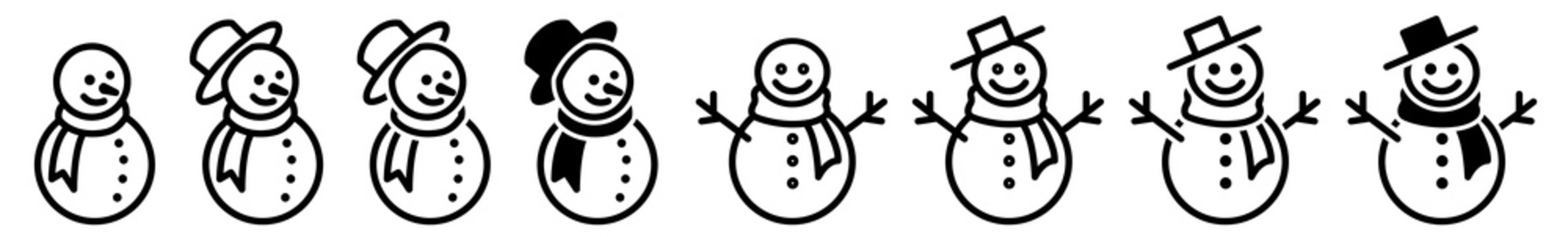 Snowman Icon | Vector Isolated