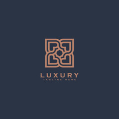 Premium Luxury Logo icon design template Graphic Branding Element