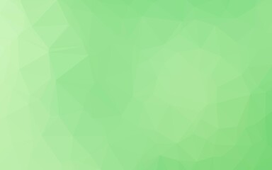 Fototapeta premium Light Green vector shining triangular pattern.