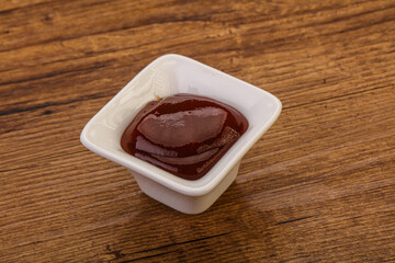 Traditional Barbicue sauce in the bowl