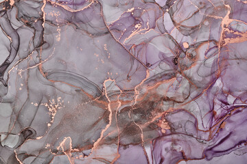 Fluid Art . Abstract colorful background, wallpaper. Mixing acrylic paints. Modern art. Marble texture. Alcohol ink colors  translucent