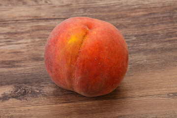 Fresh ripe sweet peach fruit