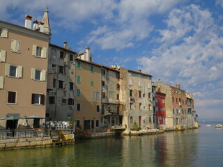 Altstadt am Hafen, Rovinj, Istrien, Kroatien