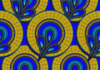 african seamless pattern, picture art and abstract background.