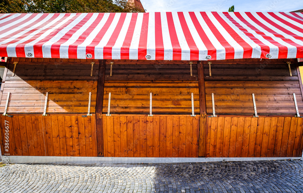 Canvas Prints typical old kiosk