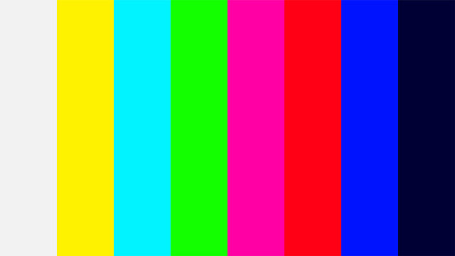 colorful colors signal of TV screen, television signal with graphic color film, video display screen color swatch tv for background