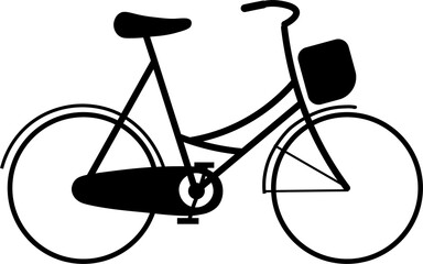 black bicycle 