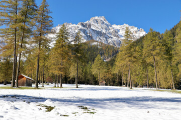 Fototapeta premium Fischleintal, Sextner Dolomiten