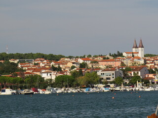 Fototapeta na wymiar Hafen, Marina in Medulin, Istrien, Kroatien