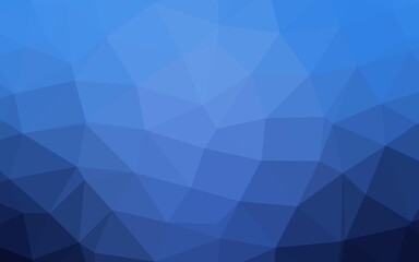 Light BLUE vector abstract polygonal texture.