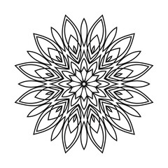 Vector mandala design element for illustrations, advertising banner, projects etc.