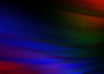 Dark Multicolor, Rainbow vector blurred bright template.