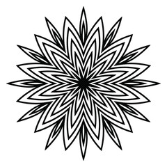 Vector mandala design element for illustrations, advertising banner, projects etc.