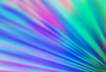 Light Multicolor, Rainbow vector template with repeated sticks.