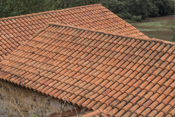 old terracotta roof