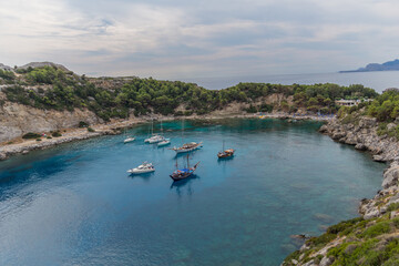 Urlaubsfeeling auf der griechischen Sonneninsel im oestlichen Mittelmeer - Rhodos / Griechenland