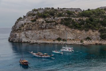 Urlaubsfeeling auf der griechischen Sonneninsel im oestlichen Mittelmeer - Rhodos / Griechenland