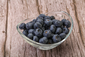 Ripe sweet tasty blueberries heap