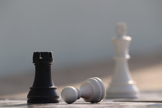 chess pieces showing strategy 