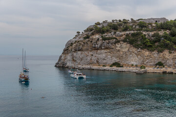 Urlaubsfeeling auf der griechischen Sonneninsel im oestlichen Mittelmeer - Rhodos / Griechenland