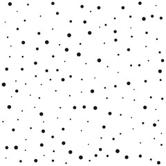 Seamless vector polka dots pattern. 10 eps background for design, fabric, textile, cover, wrapping.