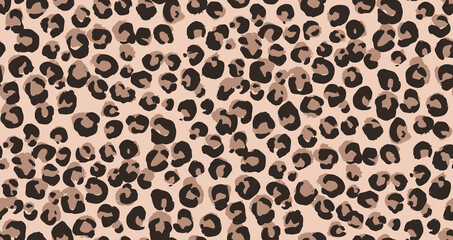 Leopard cheetah Seamless pattern,  animal print background. Modern contemporary wallpaper