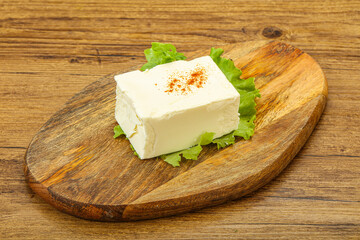 Greek traditional soft feta cheese
