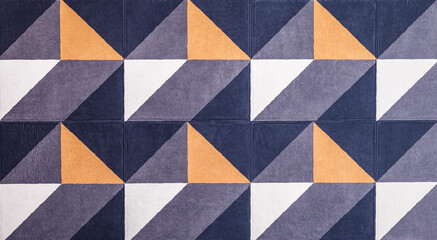 Seamless geometric triangle pattern background.