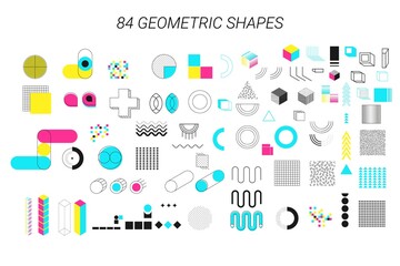 Trend Neo Memphis geometric elements