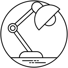 
Bedside electric lamp, table lamp
