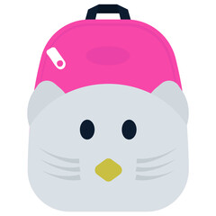 

A school kids backpack with shoulder belts
