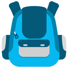 

A school kids backpack with shoulder belts
