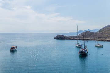 Urlaubsfeeling auf der griechischen Sonneninsel im oestlichen Mittelmeer - Rhodos / Griechenland