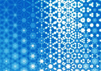 Blue abstract geometric winter christmas background illustration