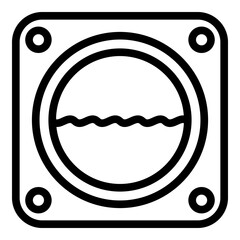 Pool cleaning icon. Outline pool cleaning vector icon for web design isolated on white background