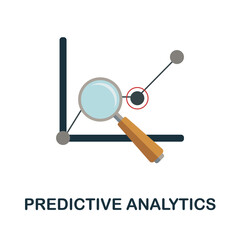 Predictive Analytics icon. Simple element from business growth collection. Creative Predictive Analytics icon for web design, templates, infographics and more