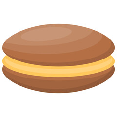 
Truffle of chocolate filled with coconut spreading
