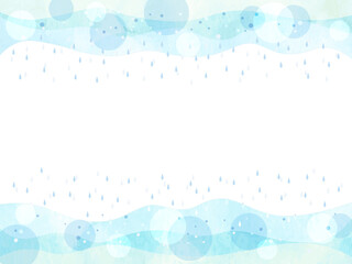 雨のフレーム
