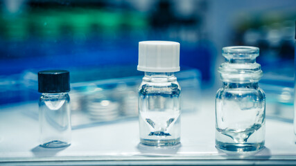 Experiment Tubes In Science Laboratory