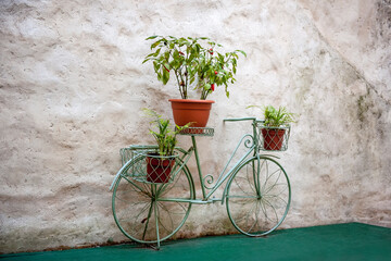 Fototapeta na wymiar Bicycle on the street of Split, Croatia
