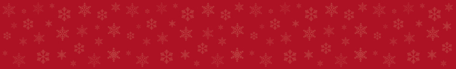 Naklejka na ściany i meble Christmas Background Snowflakes Red | Christmas Background Vector Banner | Christmas Background Pattern