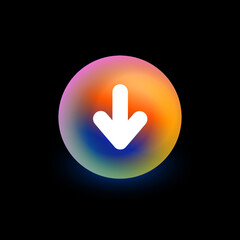 Arrow Downward - App Button