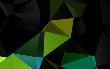 Fototapeta premium Dark Blue, Yellow vector blurry triangle texture.