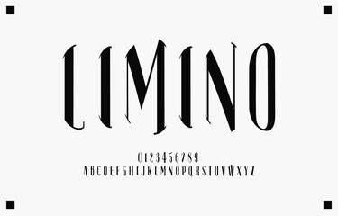 Alphabet letters font and number. Classic Lettering Monochrome Design. Typography fonts regular uppercase and lowercase. Vector illustration eps10