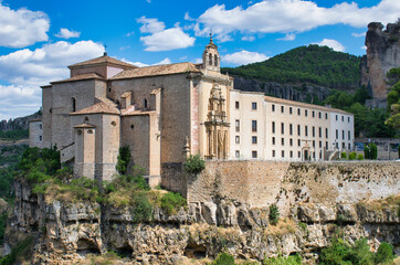 Parador nacional de turimo en Cuenca, España. Antiguo monasterio de San Pablo del siglo XVI