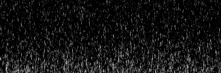 Abstract glitch background. Halftone pattern with noise effect. Broken computer code. Black vector texture.